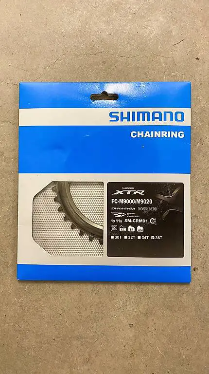 Shimano XTR FC-M9000 1*11-fach Kettenblatt - 36T