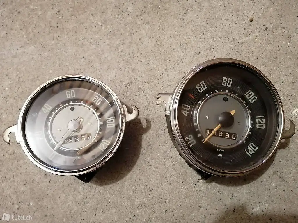 vw käfer 100 CHF pro Tacho.