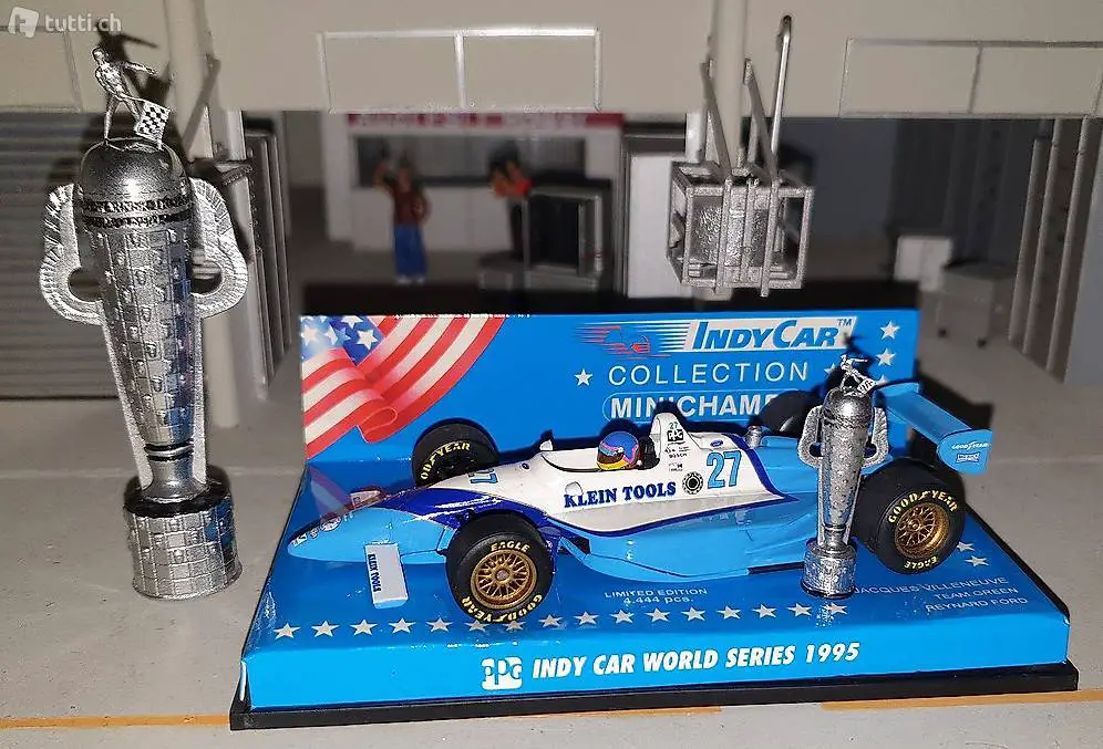 1:43 Minichamps Reynard-Ford Winner Indy 500 Villeneneuve