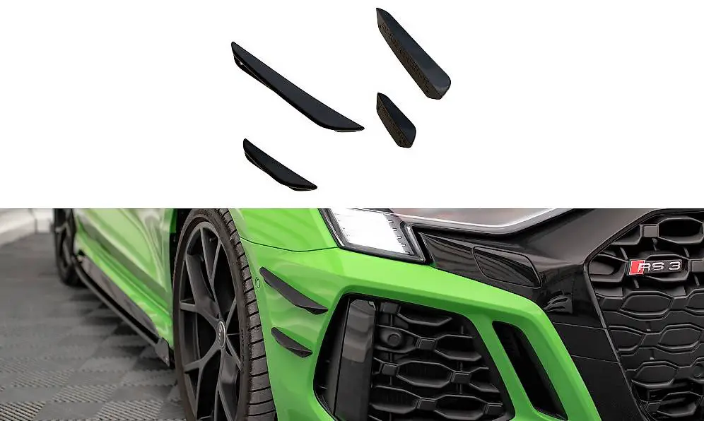 Canards avant pour Audi RS3 8Y +20 Limousine / Sportback