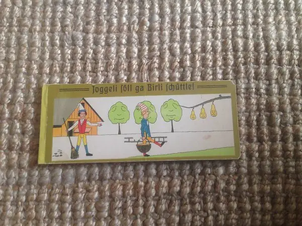 Joggeli söll go Birli schüttle Lisa Wenger antik Kinderbuch