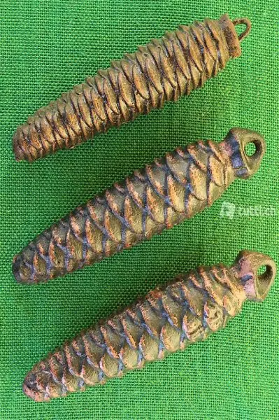 3 Gewichte für Uhren