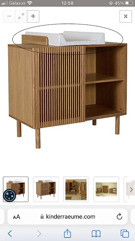 Wickelaufsatz Quax für Kommode HAI NO KI