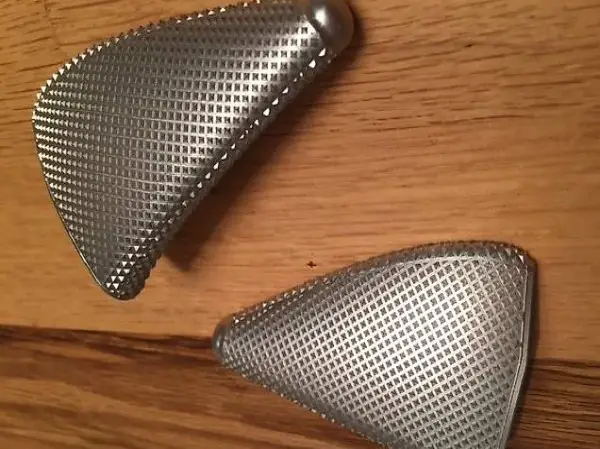 turbomaX Fussrasten Neuware- Silber / Silver