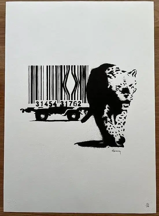 Banksy « Barcode » XL VERSION 12/150