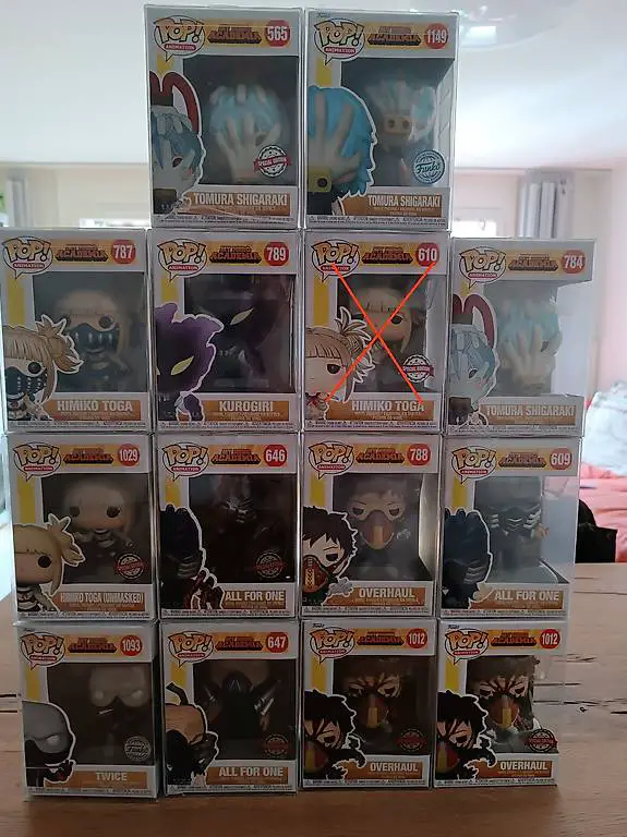 my Hero accademia Funko pop villan