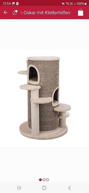 Katzentonne; grosser Boden, 6 Säulen und 6 Treppen