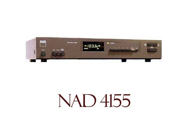 nad-hifi-tuner-4155 mono / stereo / fm / mw regler