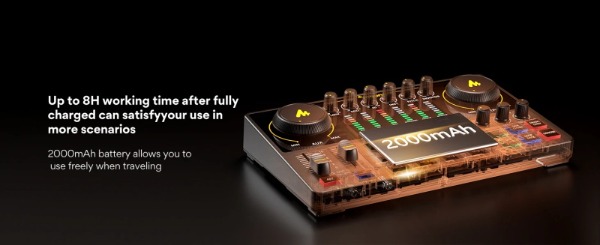 Maono ame2 Audio-Interface Soundkarte DJ-Mixer