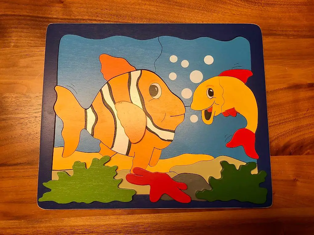 NEU: Holz-Puzzle / Zämesetzi Fisch von Bea-Verlag