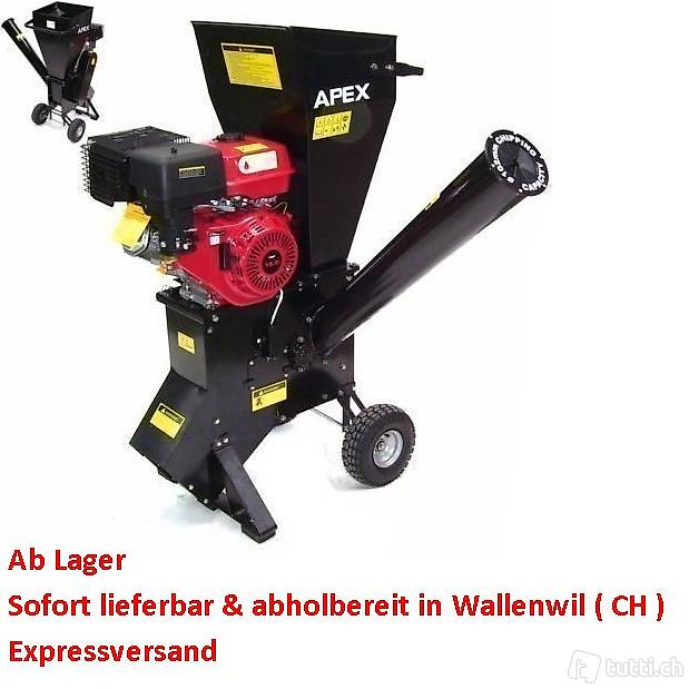  NEU Benzin Gartenhäcksler 15PS Holz Häcksler Motorhäcksler