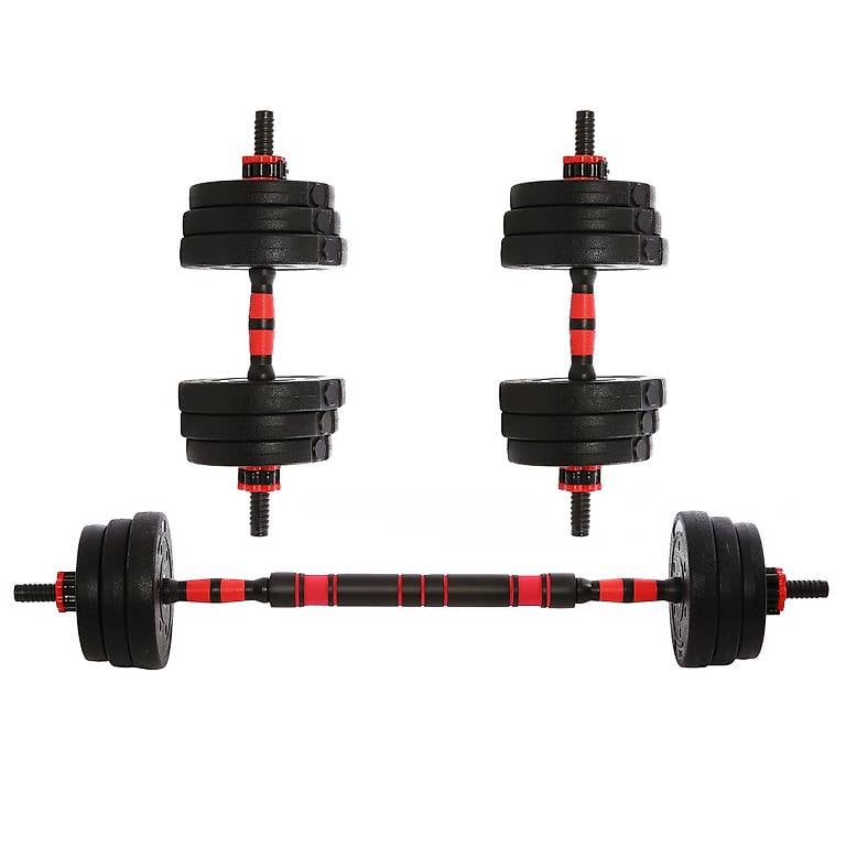 Hantelset Kurz- und Langhantel 20 kg