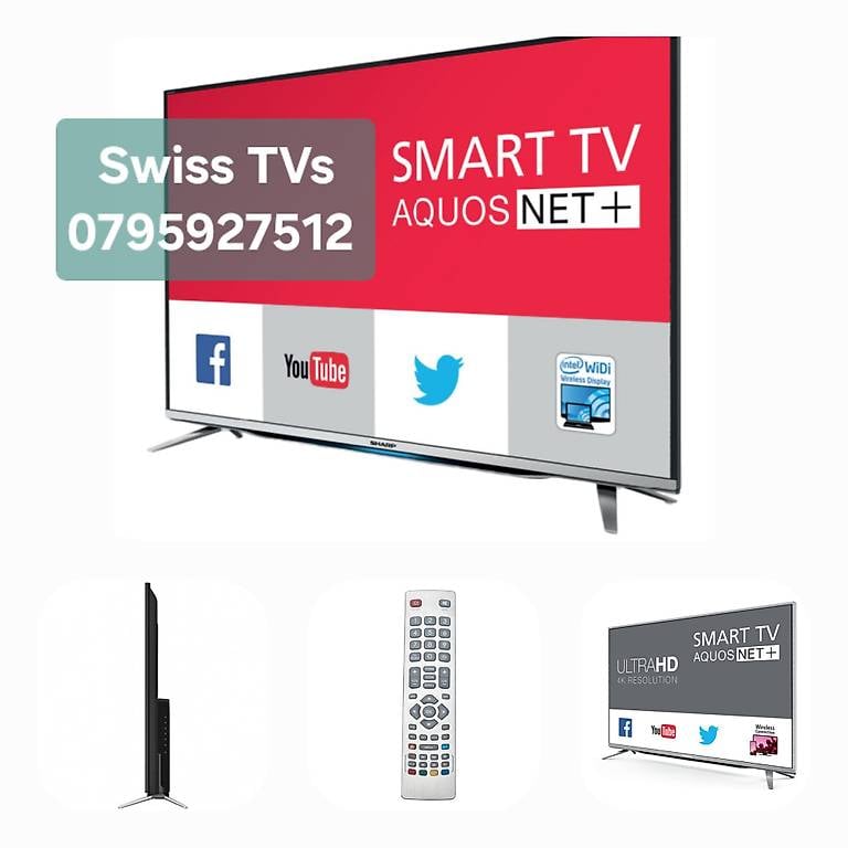 sharp smart tv 55 zoll 140cm uhd 4k wifi