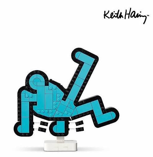 Lego 31216 Keith Haring Tanzende blaue Figur