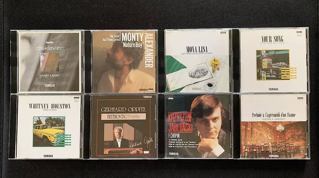 YAMAHA disklavier 3.5 inch Floppys (8 Stück)