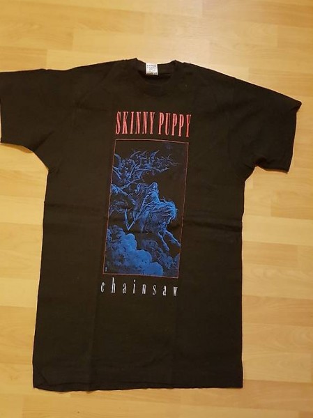SKINNY PUPPY CHAINSAW T-Shirt super raar