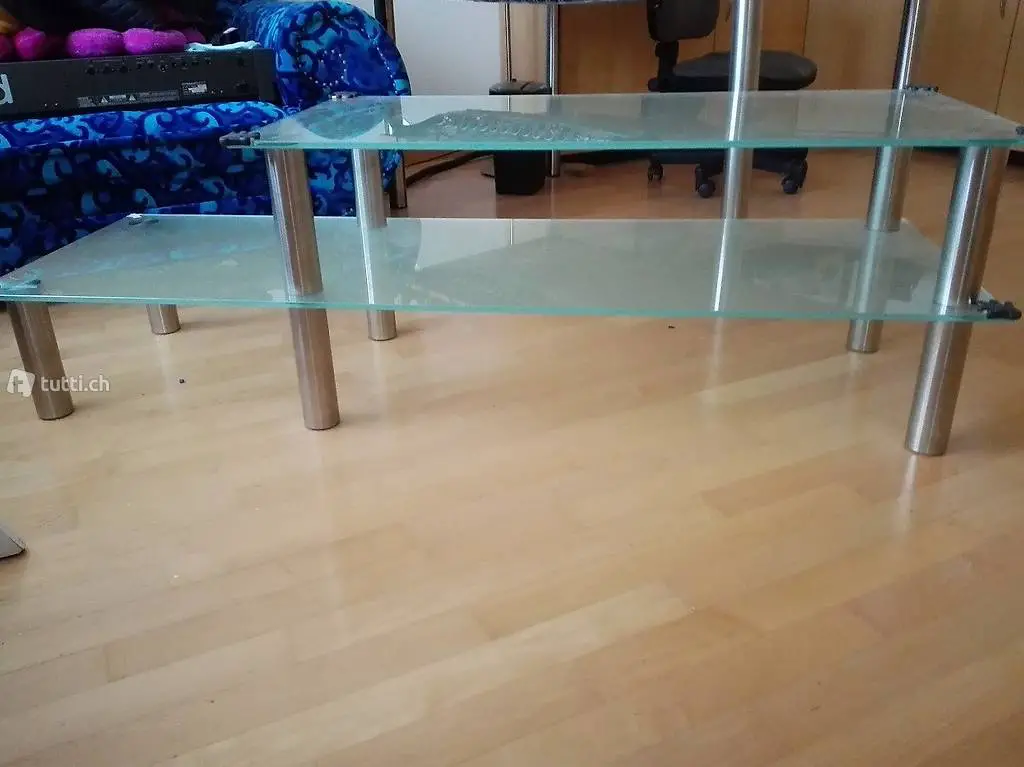 Fernsehmöbel 10mm SIcherheitsglas, hochwertig, Unikat