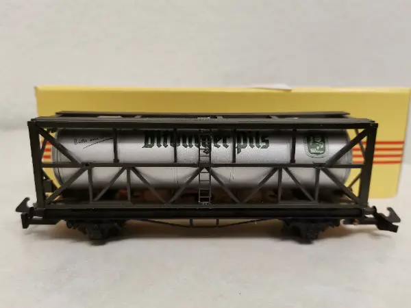 WESA Kessel Containerwagen Bitburger Pils, mit Schachtel