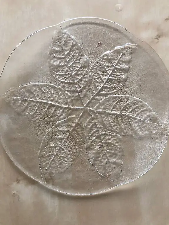 Glasplatte für Käse usw.