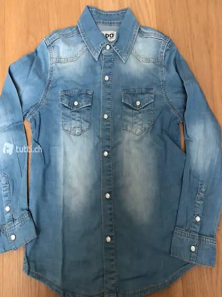 Jeans Hemd von Ido Gr 122 / 7 jahre