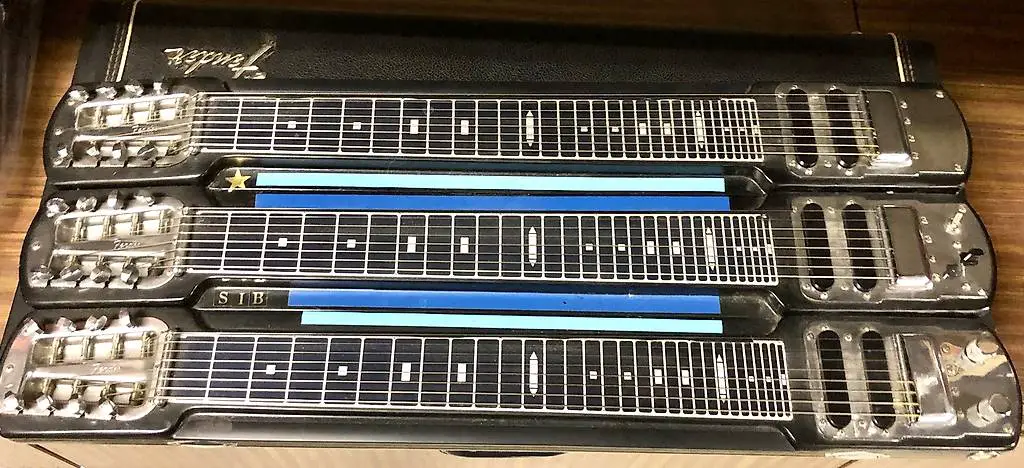 Guitare style Hawaïenne Fender String master T8