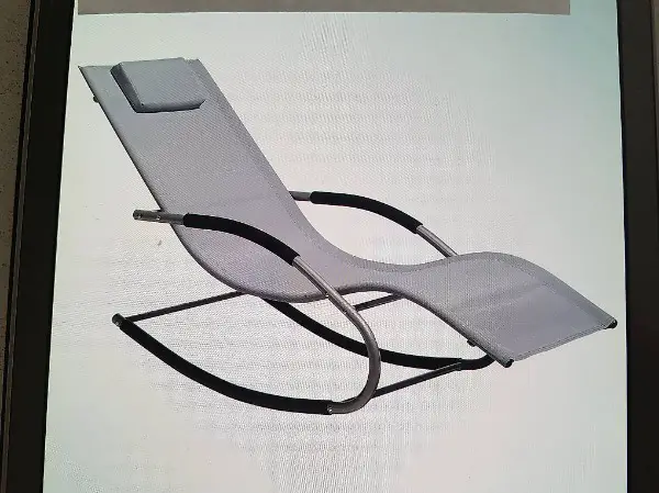 Garten Schaukelstuhl