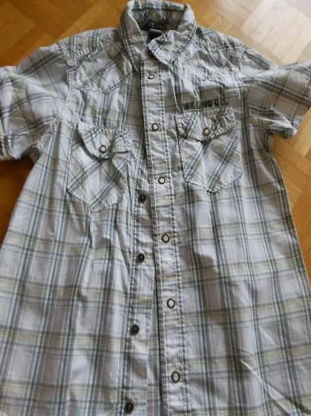 chemise manches courtes garcon taille 140