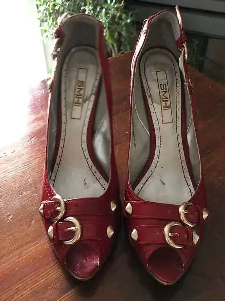 Scarpina rossa nr 37