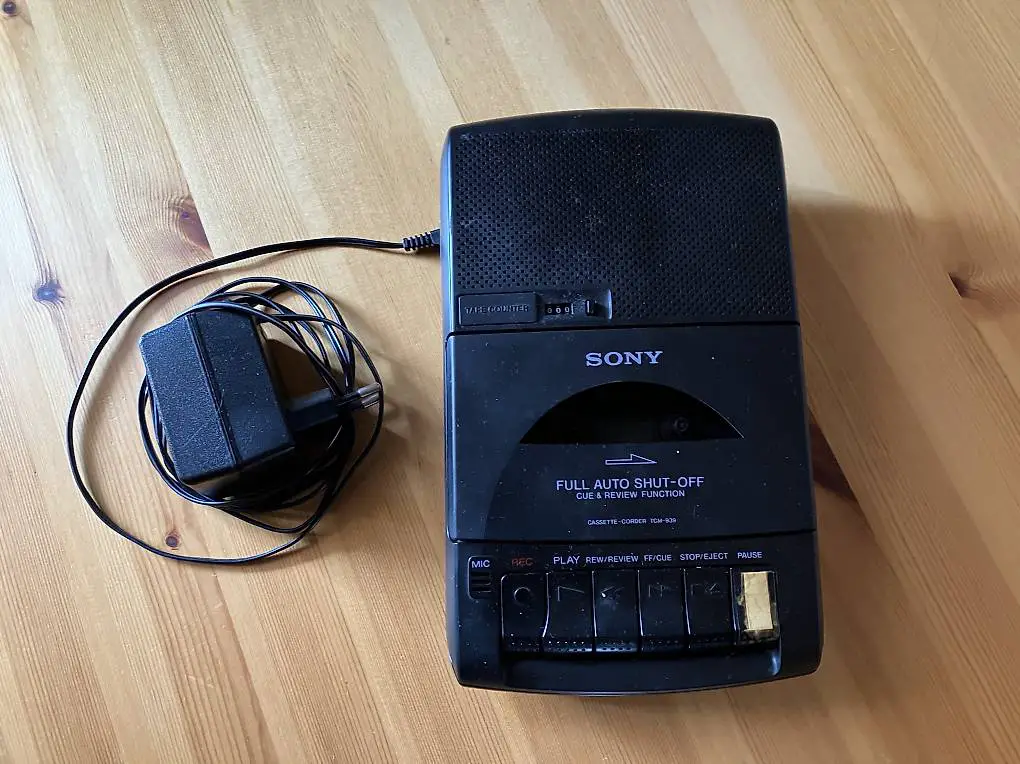 Sony Cassette Corder TCM 939