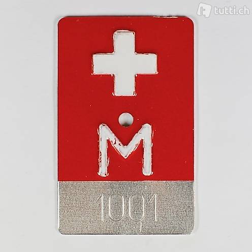 Velonummer M + 1001 / Schweizer Armee / Radfahrer