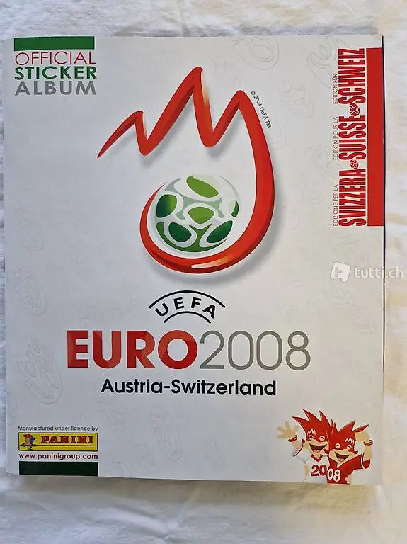 Panini Bilder zur EM 2008 Schweiz / Oestereich