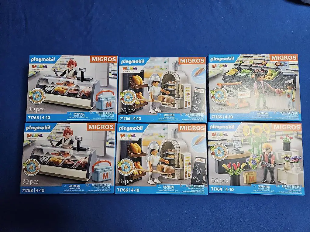 Playmobil Mania Migros Sets neu Preis pro Set