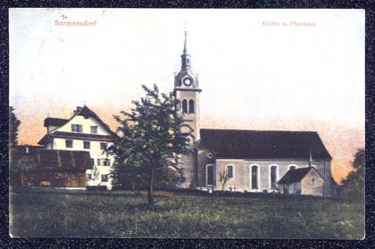 Ansichtskarte antik "Sarmensdorf"