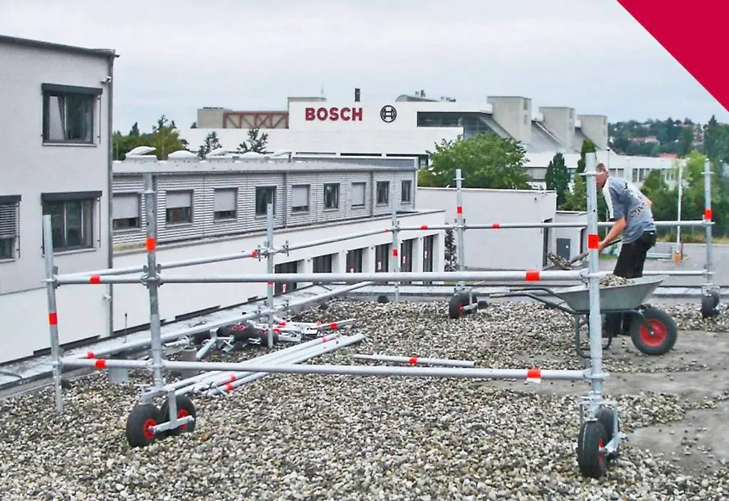 Flachdach Seitenschutz Länge 6 Meter