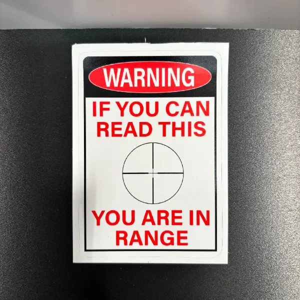 top: usa sticker target fadenkreuz achtung waffe zielfernrohr