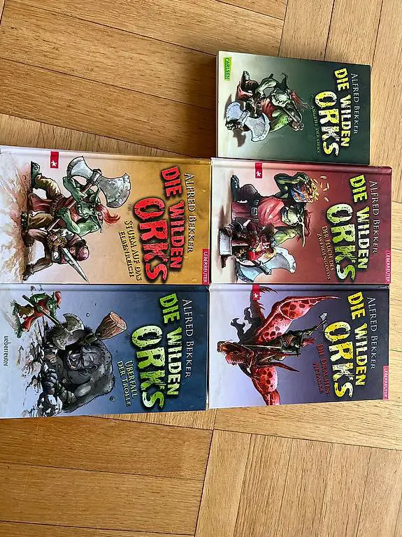 Die wilden Orks 1-5 Buchreihe komplett