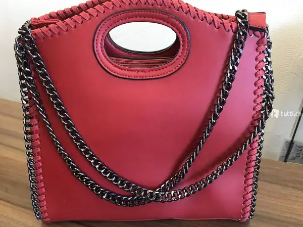 Handtasche Damen rot