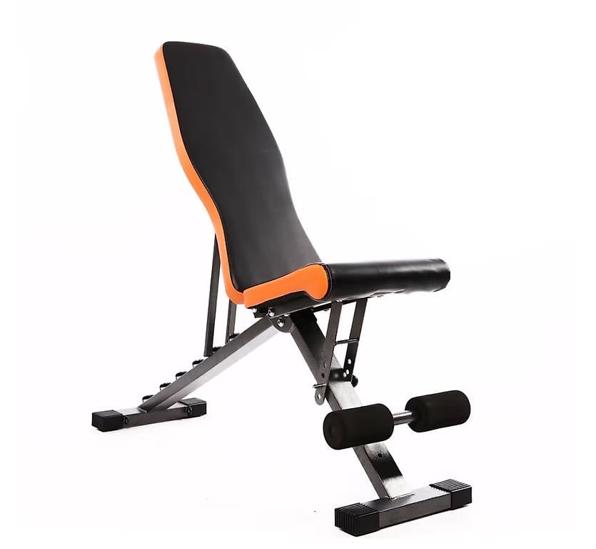 Hantelbank verstellbar schwarz/orange