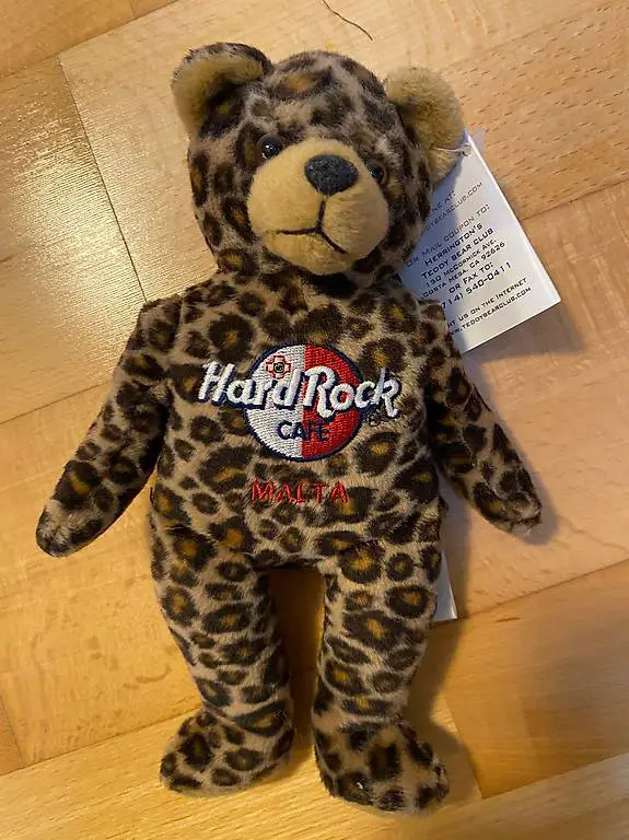 Hard Rock Café Beanie Bear, Limited Edition Malta (2001)