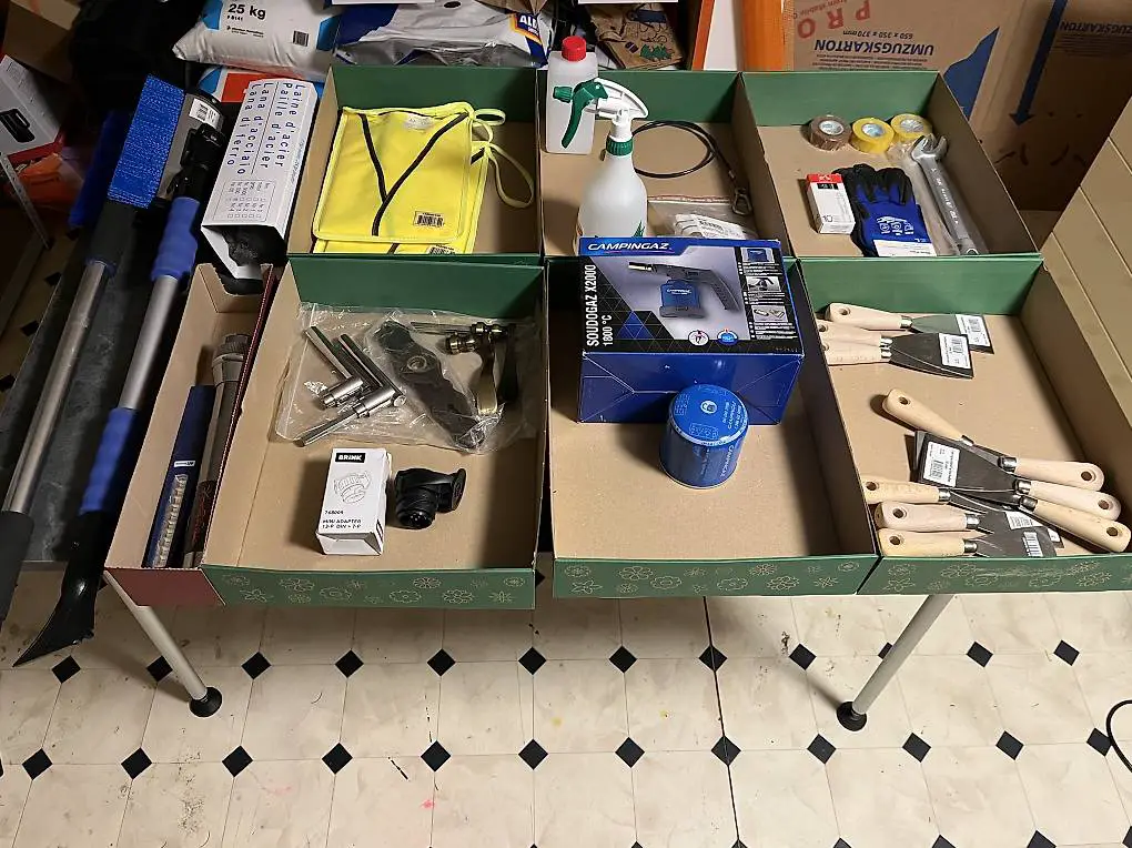 Keller Räumung Werkzeug