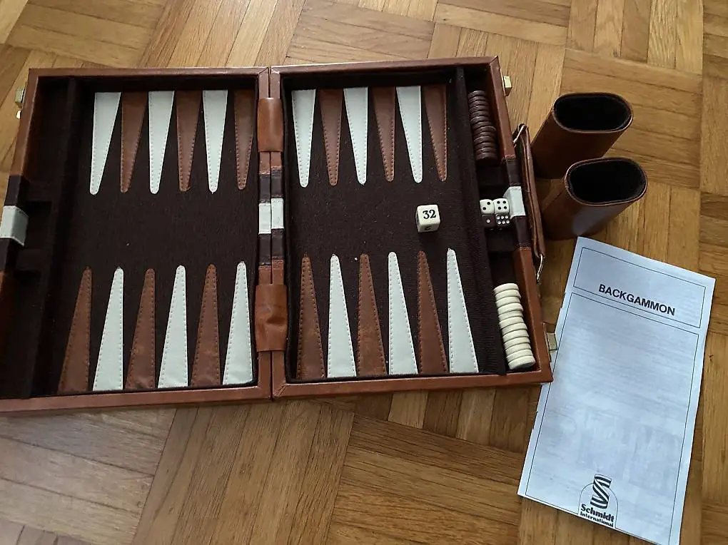 Schönes Backgammon Spiel, Schmidt Spiele, neuwertig