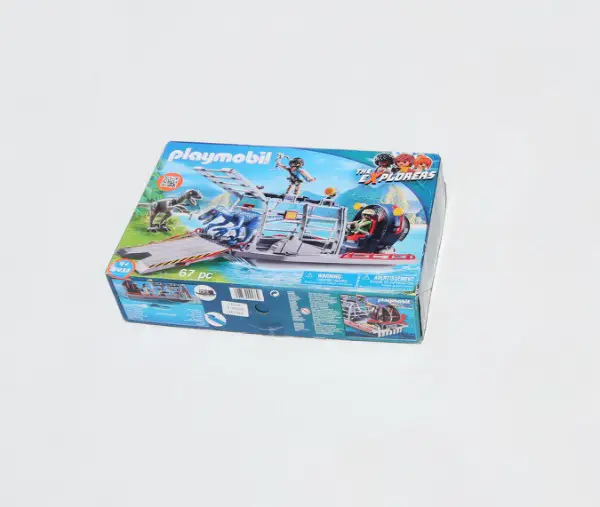 Playmobil Propellerboot mit Dinokäfig The Explorers