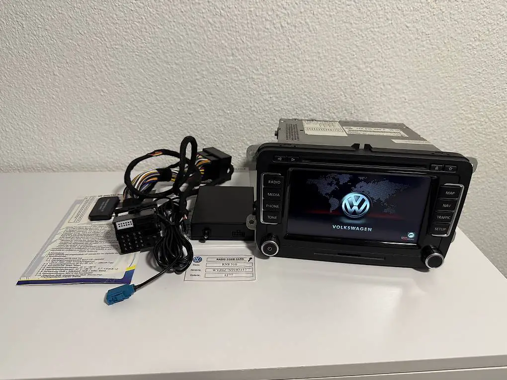 VW Radio RNS 510 mit DAB+ Nachrüstung Set