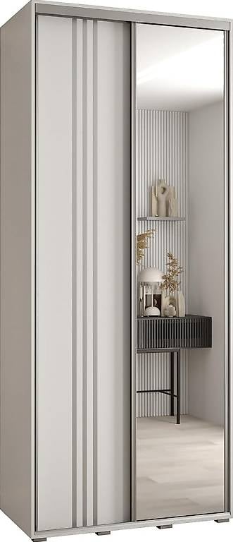 MEBLE KRYSPOL Davos 7 100 Schlafzimmerschrank mit Zwei Schie