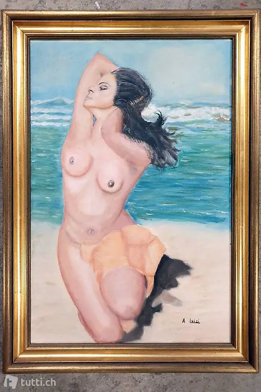  altes ölbild estate, jg 1974 | a. luisi