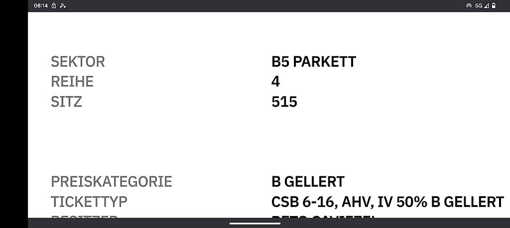 FCB - FCL Sitzplatztickets (Heute)