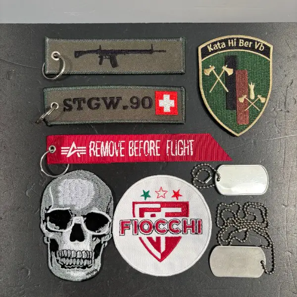 >top: set schlüsselanhänger stgw 57 90 dogtag ch armee