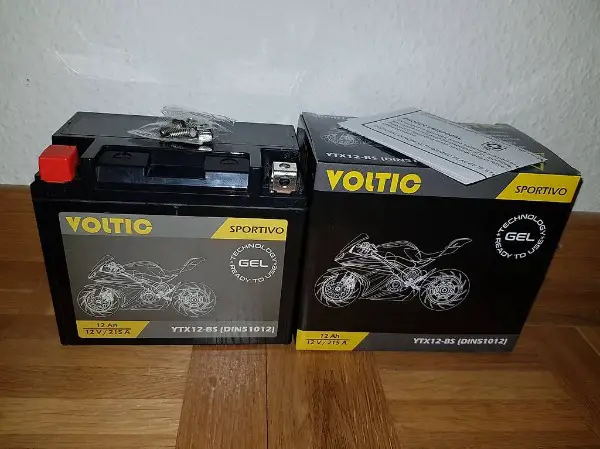 Motorradbatterie, YTX12-BS, GEL, NEU, auch SA / SO