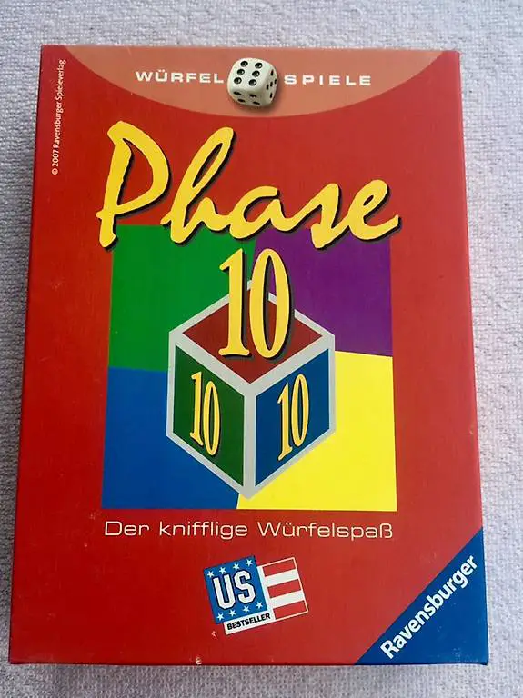 Phase 10 Würfelspiel (vergriffene Ravensburger Rarität)