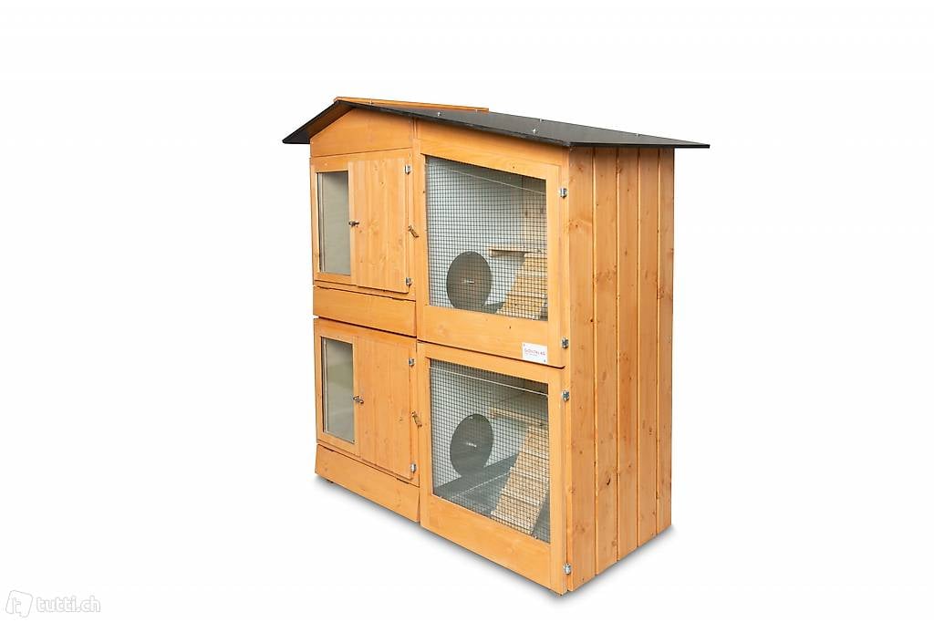  Kleintierstall Herbi Doppel